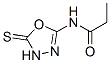 Propanamide, n-(4,5-dihydro-5-thioxo-1,3,4-oxadiazol-2-yl)-Structure,158602-95-0Structure Propanamide, n-(4,5-dihydro-5-thioxo-1,3,4-oxadiazol-2-yl)- Structure,158602-95-0Structure