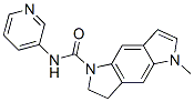 5-甲基-1-(3-吡啶羰基)-1,2,3,5-四氫吡咯并[2,3-f]吲哚結(jié)構(gòu)式_158942-04-2結(jié)構(gòu)式