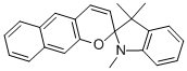 1,3,3-Trimethylindolino-beta-naphthopyrylospiranStructure,1592-43-4Structure 1,3,3-Trimethylindolino-beta-naphthopyrylospiran Structure,1592-43-4Structure