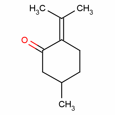 Cyclohexanone, 5-methyl-2-(1-methylethylidene)-Structure,15932-80-6Structure Cyclohexanone, 5-methyl-2-(1-methylethylidene)- Structure,15932-80-6Structure