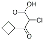 Cyclobutanepropanoic acid, alpha-chloro-beta-oxo-(9ci) Structure,159503-27-2Structure