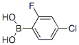 Boronic acid, B-(4-chloro-2-fluorophenyl)-Structure,160591-91-3Structure Boronic acid, B-(4-chloro-2-fluorophenyl)- Structure,160591-91-3Structure