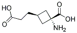 Cyclobutanepropanoic acid, 3-amino-3-carboxy-, cis-(9ci) Structure,161181-74-4Structure