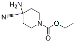 1-Piperidinecarboxylicacid,4-amino-4-cyano-,ethylester(9ci)Structure,161315-18-0Structure 1-Piperidinecarboxylicacid,4-amino-4-cyano-,ethylester(9ci) Structure,161315-18-0Structure