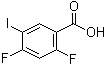 2,4-Difluoro-5-iodobenzoic acid Structure,161531-51-7Structure