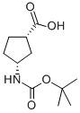 (+)-(1S,3r)-n-boc-3-aminocyclopentanecarboxylic acidStructure,161660-94-2Structure (+)-(1S,3r)-n-boc-3-aminocyclopentanecarboxylic acid Structure,161660-94-2Structure
