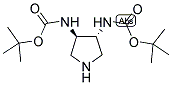 (R,r)-3,4-反式-(n-boc)-二氨基吡咯烷結(jié)構(gòu)式_161723-00-8結(jié)構(gòu)式