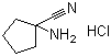 1-Aminocyclopentanecarbonitrile hydrochloride Structure,16195-83-8Structure