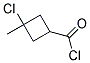 Cyclobutanecarbonyl chloride, 3-chloro-3-methyl-(8ci) Structure,16200-72-9Structure