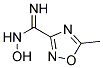 1,2,4-Oxadiazole-3-carboximidamide,n-hydroxy-5-methyl-Structure,162969-65-5Structure 1,2,4-Oxadiazole-3-carboximidamide,n-hydroxy-5-methyl- Structure,162969-65-5Structure