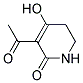 2(1H)-pyridinone, 3-acetyl-5,6-dihydro-4-hydroxy-(9ci)Structure,164223-37-4Structure 2(1H)-pyridinone, 3-acetyl-5,6-dihydro-4-hydroxy-(9ci) Structure,164223-37-4Structure