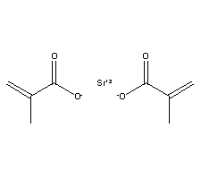 甲基丙烯酸酯鍶結(jié)構(gòu)式_16436-33-2結(jié)構(gòu)式