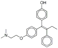 (Z)-4-羥基他莫昔芬-d5結(jié)構(gòu)式_164365-20-2結(jié)構(gòu)式