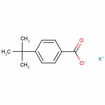 Benzoic acid, 4-(1,1-dimethylethyl)-, potassium saltStructure,16518-26-6Structure Benzoic acid, 4-(1,1-dimethylethyl)-, potassium salt Structure,16518-26-6Structure