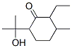 Cyclohexanone, 2-ethyl-6-(1-hydroxy-1-methylethyl)-3-methyl-Structure,165327-19-5Structure Cyclohexanone, 2-ethyl-6-(1-hydroxy-1-methylethyl)-3-methyl- Structure,165327-19-5Structure