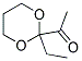 Ethanone, 1-(2-ethyl-1,3-dioxan-2-yl)-(9ci)Structure,165544-14-9Structure Ethanone, 1-(2-ethyl-1,3-dioxan-2-yl)-(9ci) Structure,165544-14-9Structure