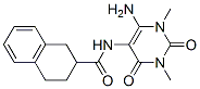 n-(6-氨基-1,2,3,4-四氫-1,3-二甲基-2,4-二氧代-5-嘧啶)-1,2,3,4-四氫-2-萘羧酰胺結(jié)構(gòu)式_166115-77-1結(jié)構(gòu)式