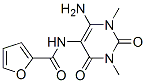 n-(6-氨基-1,2,3,4-四氫-1,3-二甲基-2,4-二氧代-5-嘧啶)-2-呋喃羧酰胺結(jié)構(gòu)式_166115-83-9結(jié)構(gòu)式