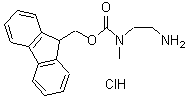 Fmoc-乙烯二胺鹽酸鹽結(jié)構(gòu)式_166410-32-8結(jié)構(gòu)式