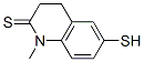 2(1H)-quinolinethione, 3,4-dihydro-6-mercapto-1-methyl-Structure,166883-43-8Structure 2(1H)-quinolinethione, 3,4-dihydro-6-mercapto-1-methyl- Structure,166883-43-8Structure