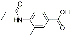 Benzoic acid, 3-methyl-4-[(1-oxopropyl)amino]-(9ci) Structure,167626-99-5Structure