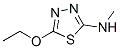 1,3,4-Thiadiazole, 2-ethoxy-5-(methylamino)-(8ci)Structure,16784-32-0Structure 1,3,4-Thiadiazole, 2-ethoxy-5-(methylamino)-(8ci) Structure,16784-32-0Structure