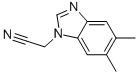 1H-benzimidazole-1-acetonitrile,5,6-dimethyl-(9ci) Structure,167980-30-5Structure