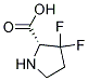 (9CI)-3,3-二氟-脯氨酸結(jié)構(gòu)式_168102-06-5結(jié)構(gòu)式