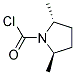 1-Pyrrolidinecarbonyl chloride, 2,5-dimethyl-, (2r,5r)-(9ci) Structure,168253-01-8Structure