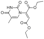 Diethyl (2z)-2-(5-methyl-2,4-dioxo-3,4-dihydro-1(2h)-pyrimidinyl)-2-butenedioateStructure,168975-19-7Structure Diethyl (2z)-2-(5-methyl-2,4-dioxo-3,4-dihydro-1(2h)-pyrimidinyl)-2-butenedioate Structure,168975-19-7Structure