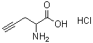 Dl-propargylglycineStructure,16900-57-5Structure Dl-propargylglycine Structure,16900-57-5Structure