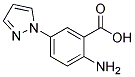 Benzoic acid, 2-amino-5-(1h-pyrazol-1-yl)-(9ci)Structure,169045-03-8Structure Benzoic acid, 2-amino-5-(1h-pyrazol-1-yl)-(9ci) Structure,169045-03-8Structure