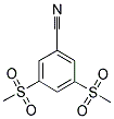 3,5-Bis(methylsulfonyl)benzonitrileStructure,169696-83-7Structure 3,5-Bis(methylsulfonyl)benzonitrile Structure,169696-83-7Structure