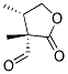 3-Furancarboxaldehyde, tetrahydro-3,4-dimethyl-2-oxo-, cis-(9ci)Structure,170501-51-6Structure 3-Furancarboxaldehyde, tetrahydro-3,4-dimethyl-2-oxo-, cis-(9ci) Structure,170501-51-6Structure