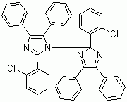2,2’-Bis(2-dichlorophenyl)-4,4’5,5’-tetraphenyl-1,2’-biimidazoleStructure,1707-68-2Structure 2,2’-Bis(2-dichlorophenyl)-4,4’5,5’-tetraphenyl-1,2’-biimidazole Structure,1707-68-2Structure