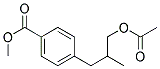 Benzoic acid, 4-[3-(acetyloxy)-2-methylpropyl]-, methyl ester (9ci) Structure,170955-22-3Structure