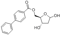 (2R,3s)-5-hydroxy-2-(((4-methylbenzoyl)oxy)methyl)tetrahydrofuran-3-yl 4-methylbenzoateStructure,17117-72-5Structure (2R,3s)-5-hydroxy-2-(((4-methylbenzoyl)oxy)methyl)tetrahydrofuran-3-yl 4-methylbenzoate Structure,17117-72-5Structure