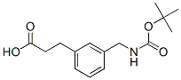 3-(3-((Tert-butoxycarbonylamino)methyl)phenyl)propanoic acidStructure,171663-00-6Structure 3-(3-((Tert-butoxycarbonylamino)methyl)phenyl)propanoic acid Structure,171663-00-6Structure