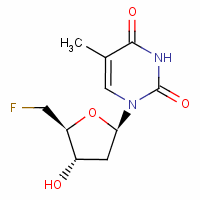Thymidine,5-deoxy-5-fluoro-Structure,17199-43-8Structure Thymidine,5-deoxy-5-fluoro- Structure,17199-43-8Structure