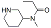 n-甲基-n-3-哌啶基丙酰胺結(jié)構(gòu)式_172477-97-3結(jié)構(gòu)式