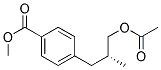Benzoic acid, 4-[3-(acetyloxy)-2-methylpropyl]-, methyl ester, (r)-(9ci) Structure,173065-76-4Structure
