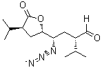 (αS, γS,2S,4S)-γ-疊氮四氫-α,4-雙異丙基5-氧代-2-呋喃丁醛結(jié)構(gòu)式_173154-02-4結(jié)構(gòu)式