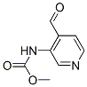 Carbamic acid, (4-formyl-3-pyridinyl)-, methyl ester (9ci) Structure,173371-35-2Structure