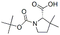 (S)-N-Boc-3,3-dimethylpyrrolidine-2-carboxylic acidStructure,174060-98-1Structure (S)-N-Boc-3,3-dimethylpyrrolidine-2-carboxylic acid Structure,174060-98-1Structure