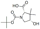 (2S,4S)-N-Boc-4-hydroxy-3,3-dimethylpyrrolidine-2-carboxylic acidStructure,174060-99-2Structure (2S,4S)-N-Boc-4-hydroxy-3,3-dimethylpyrrolidine-2-carboxylic acid Structure,174060-99-2Structure