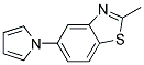 Benzothiazole, 2-methyl-5-(1h-pyrrol-1-yl)-(9ci)Structure,174079-72-2Structure Benzothiazole, 2-methyl-5-(1h-pyrrol-1-yl)-(9ci) Structure,174079-72-2Structure