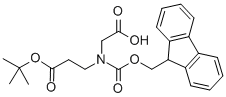 Fmoc-nglu(otbu)-oh [Fmoc-n-(叔丁氧基羰基乙基)-甘氨酸]結(jié)構(gòu)式_174799-89-4結(jié)構(gòu)式