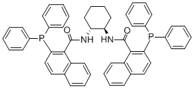 (1R,2R)-(+)-1,2-二氨基環(huán)己烷-N,N-雙(2-苯基膦-1-萘?；?結(jié)構(gòu)式_174810-09-4結(jié)構(gòu)式
