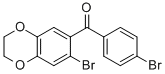 (7-Bromo-2,3-dihydro-1,4-benzodioxin-6-yl)(4-bromophenyl)methanoneStructure,175136-40-0Structure (7-Bromo-2,3-dihydro-1,4-benzodioxin-6-yl)(4-bromophenyl)methanone Structure,175136-40-0Structure