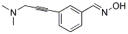 3-[3-(Dimethylamino)prop-1-ynyl]benzaldehyde oxime Structure,175203-68-6Structure